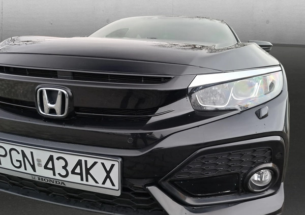 Honda Civic cena 63500 przebieg: 88837, rok produkcji 2017 z Rzepin małe 232